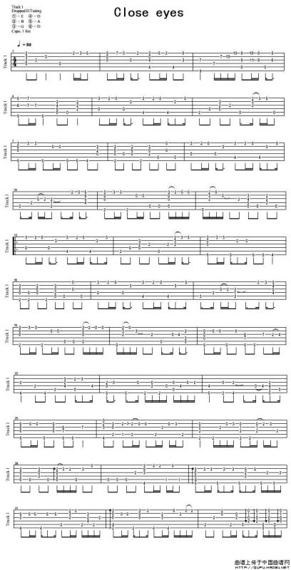 Close eyes（独奏）