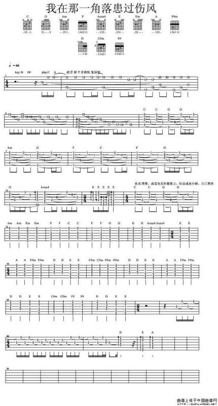 我在那一角落患过伤风