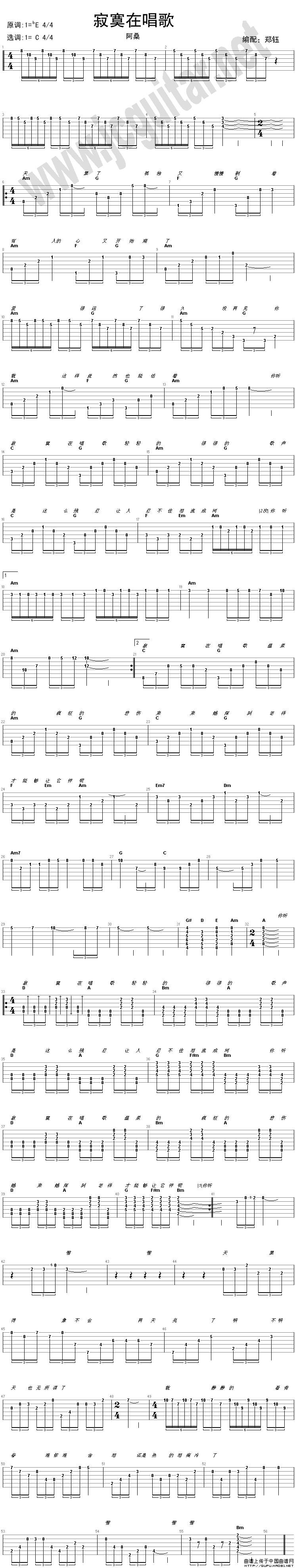 寂寞在唱歌（施人诚词）