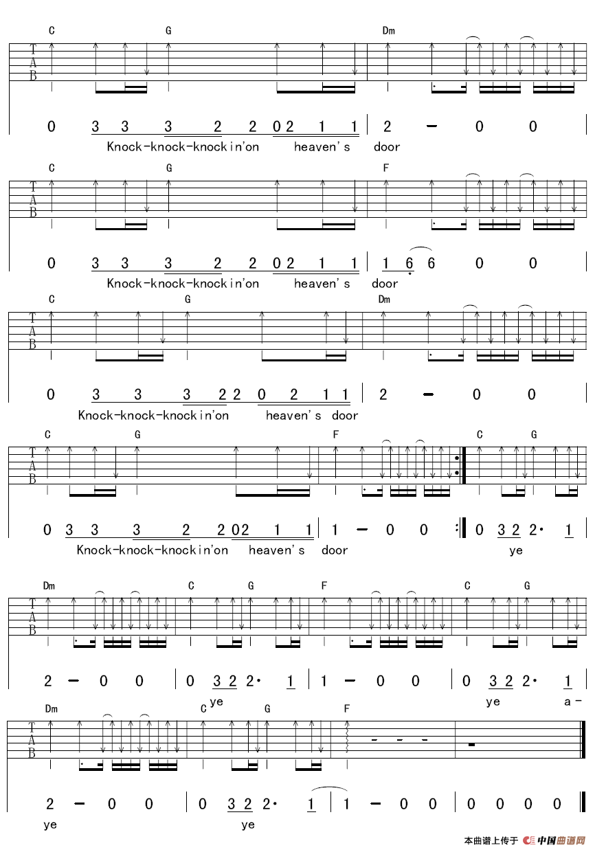 Knocking On Heavens Door