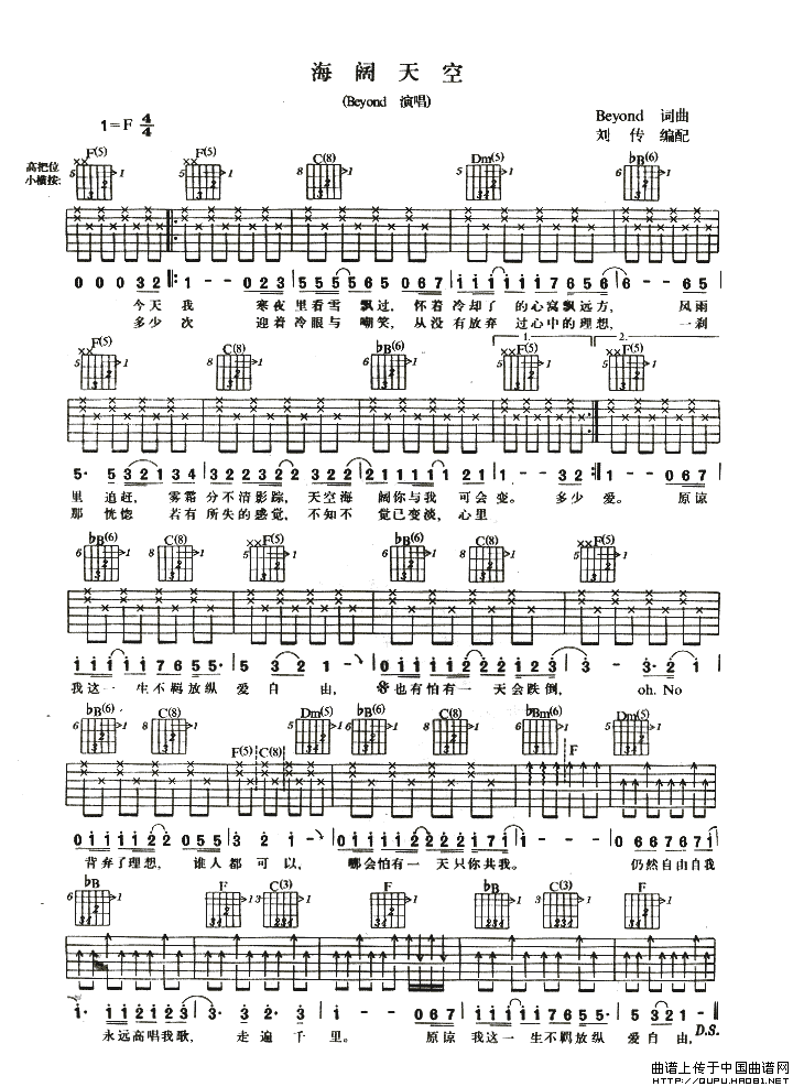 海阔天空（刘传编配版）