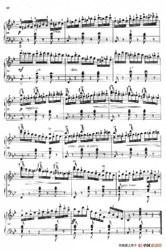 《车尔尼手风琴练习曲集》第Ⅱ册（第24首）