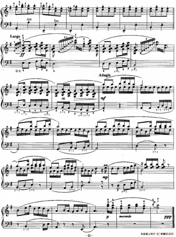 中国民歌手风琴曲集：62、夕阳箫鼓