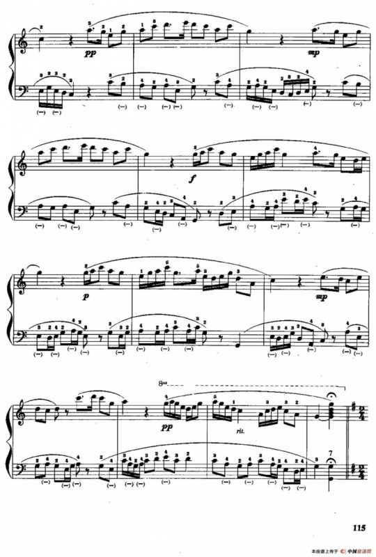 儿童手风琴曲：牧童短笛