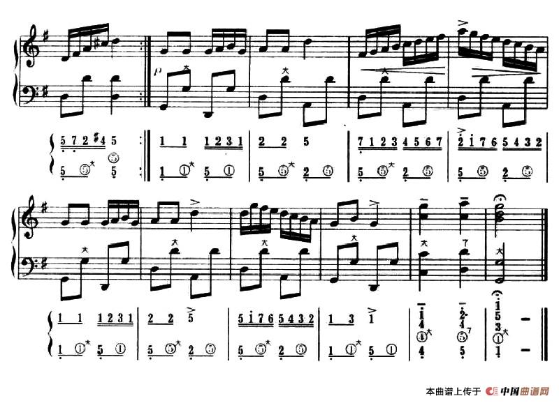 永远快乐（五线谱+简谱）