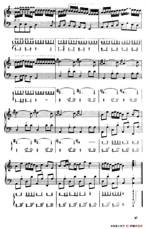 瑶族舞曲（五线谱+简谱）