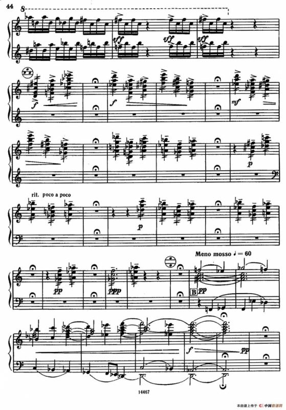 Sonate No.3（奏鸣曲三号）（第四乐章）