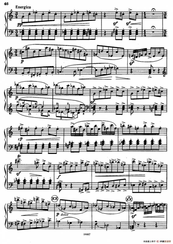 Sonate No.3（奏鸣曲三号）（第四乐章）