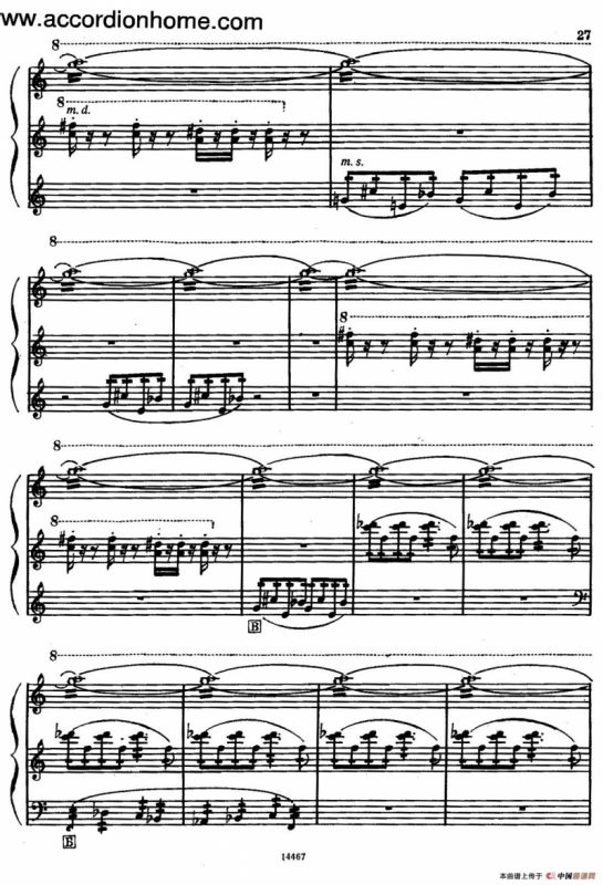 Sonate No.3（奏鸣曲三号）（第二乐章）