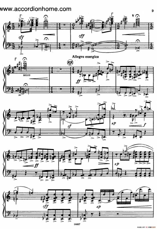 Sonate No.3（奏鸣曲三号）（第一乐章）