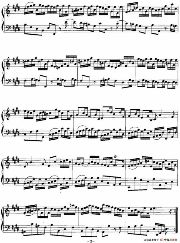 手风琴复调作品：第六法国组曲