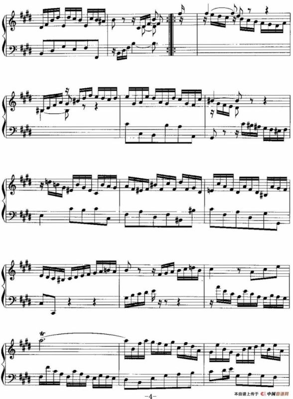 手风琴复调作品：第六法国组曲