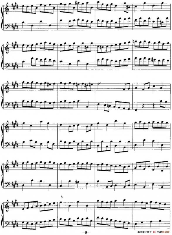 手风琴复调作品：第六法国组曲