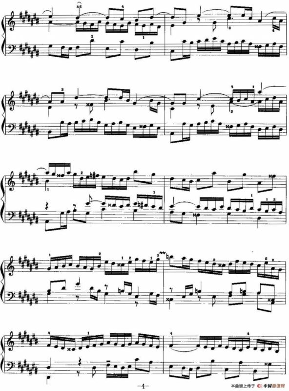 手风琴复调作品：升C大调前奏曲与赋格