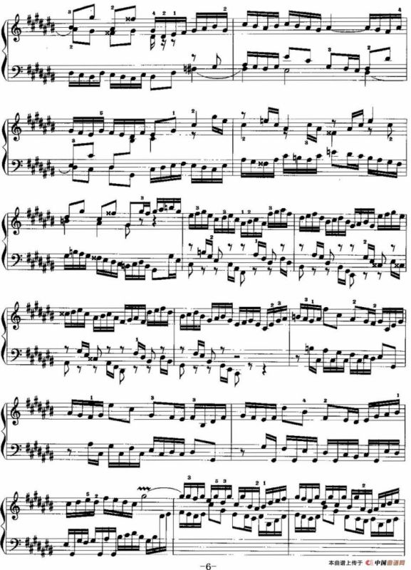 手风琴复调作品：升C大调前奏曲与赋格