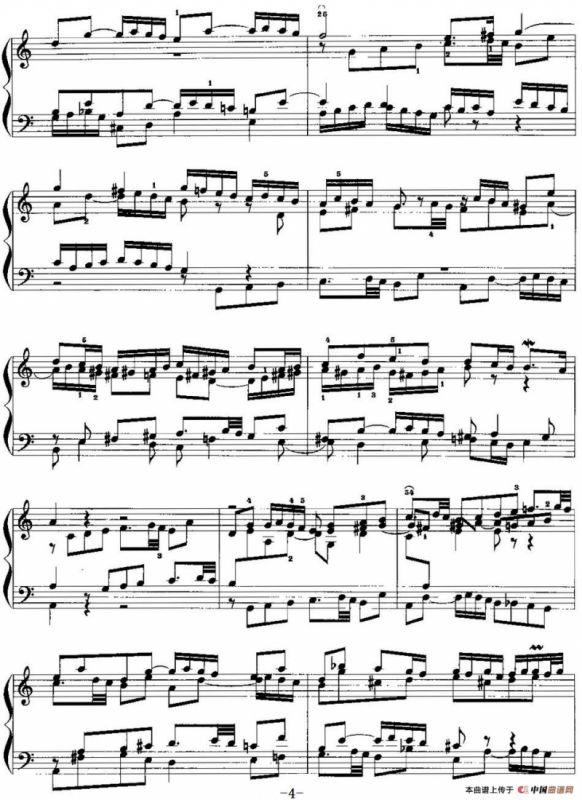 手风琴复调作品：C大调前奏曲与赋格