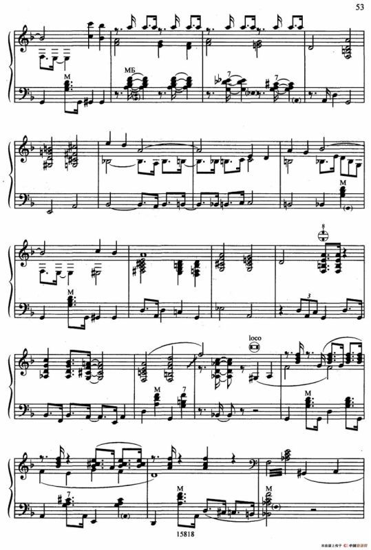 莫斯科郊外的晚上（巴扬演奏、俄罗斯原版谱）