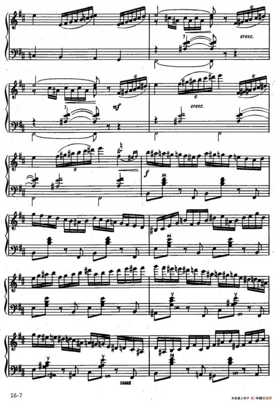 b小调奏鸣曲（第四乐章）