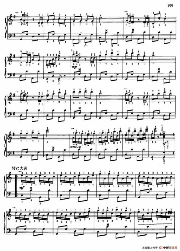 小手风琴手（带指法）