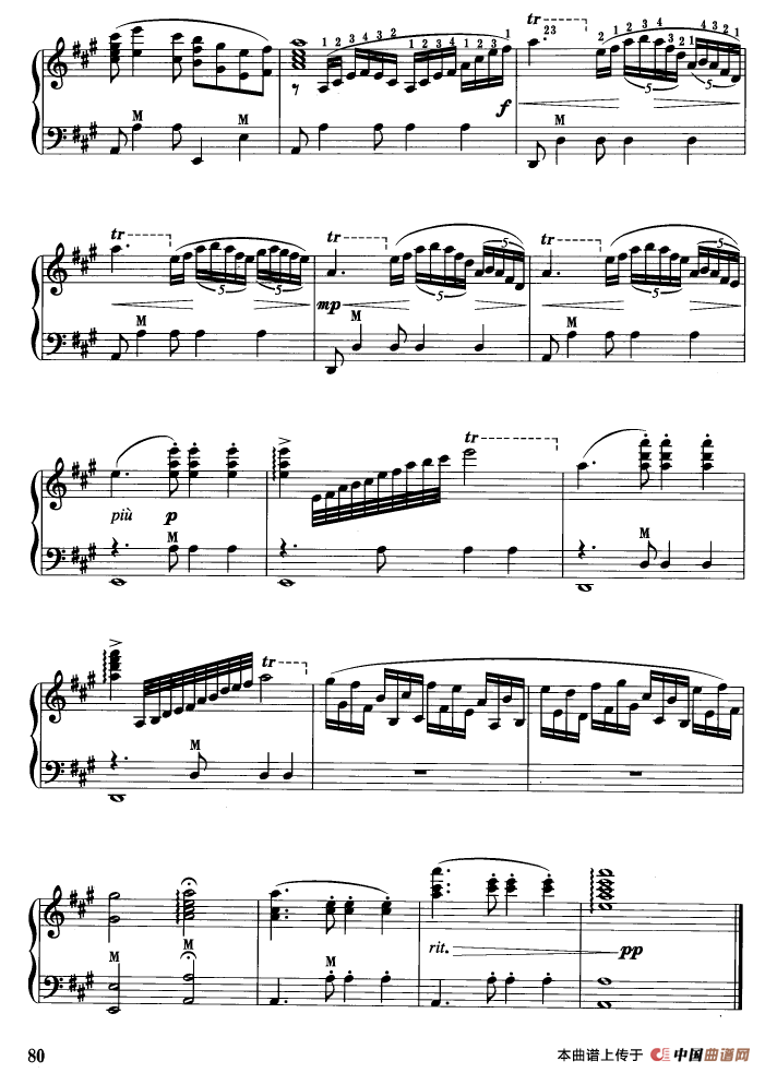 彩云追月（张波改编版本）