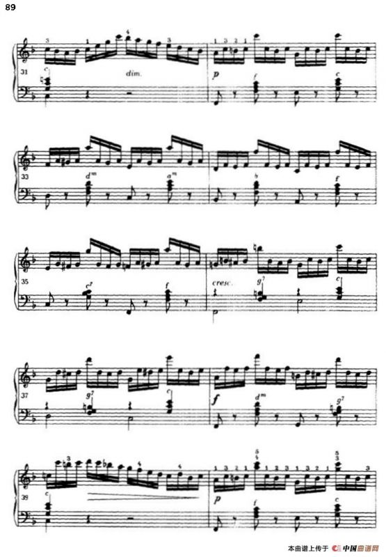 《车尔尼手风琴练习曲集》第Ⅲ册（P75—97）