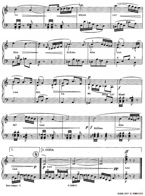 Piazzolla合集：13、Sens Unique