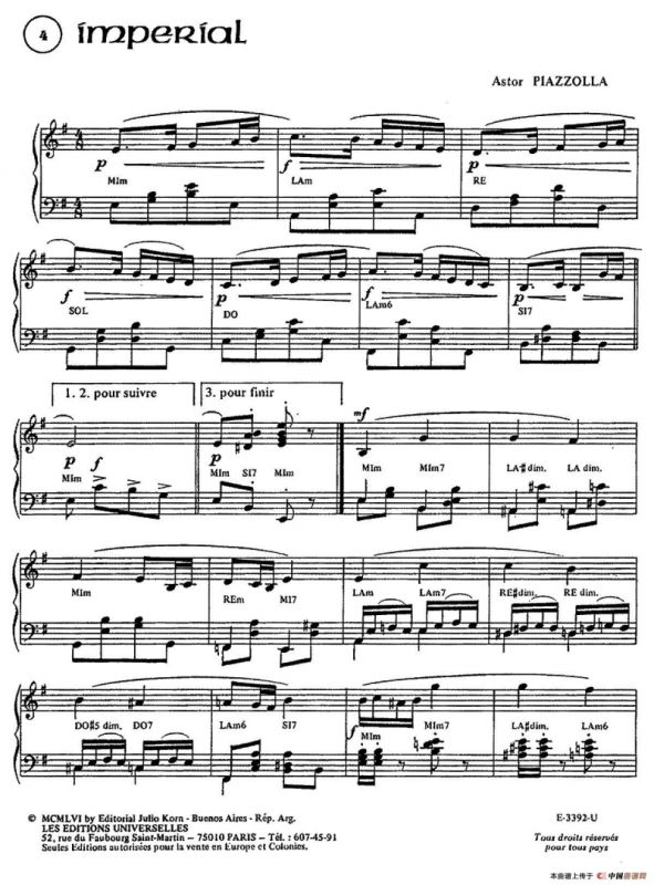 Piazzolla合集：4、Imperial