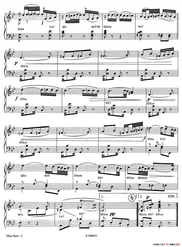 Piazzolla合集：3、Chau Paris