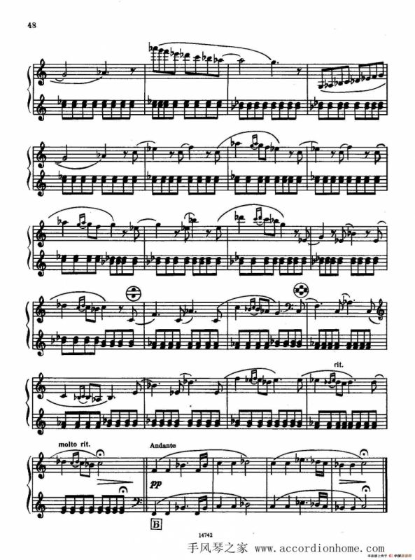 佐罗塔耶夫-六首儿童组曲之四