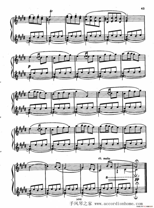 佐罗塔耶夫-六首儿童组曲之三