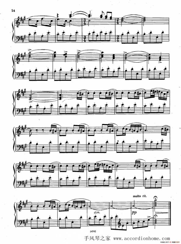 佐罗塔耶夫-六首儿童组曲之一