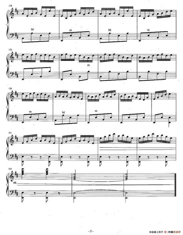 洗衣歌（线谱+简谱）