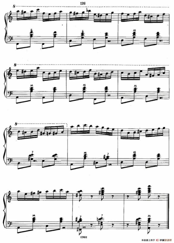 小苹果变奏曲（俄罗斯原版谱）