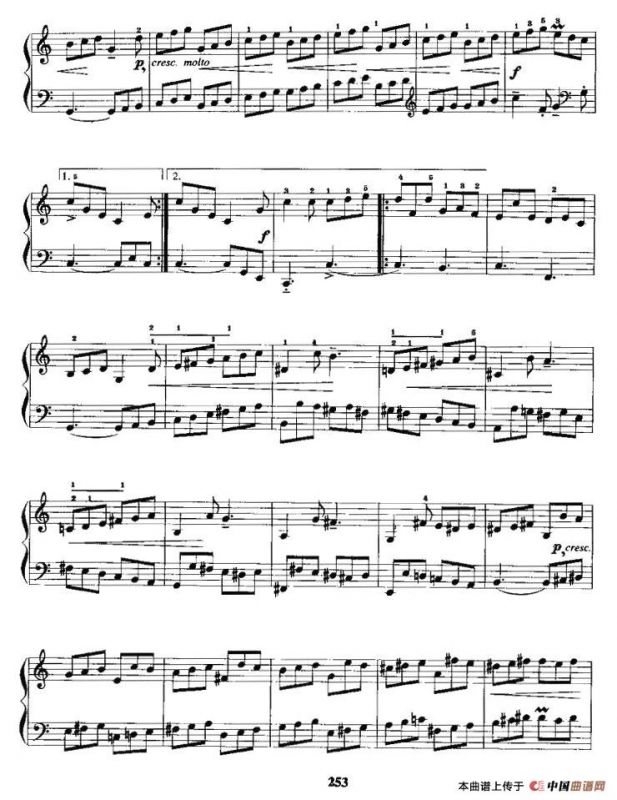 吉格（选自第二英国组曲）