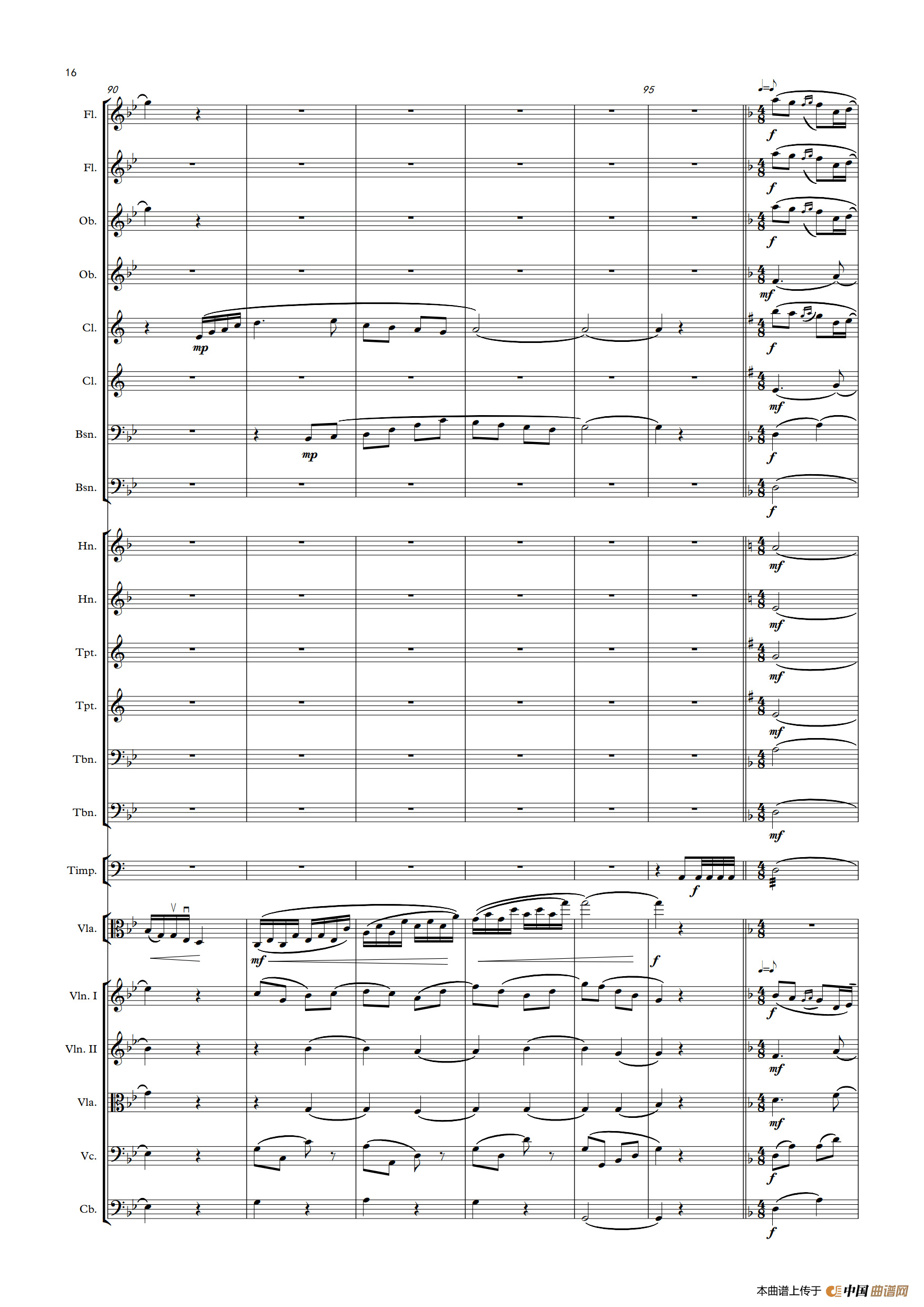 难忘的歌（中提琴与管弦乐队总谱）