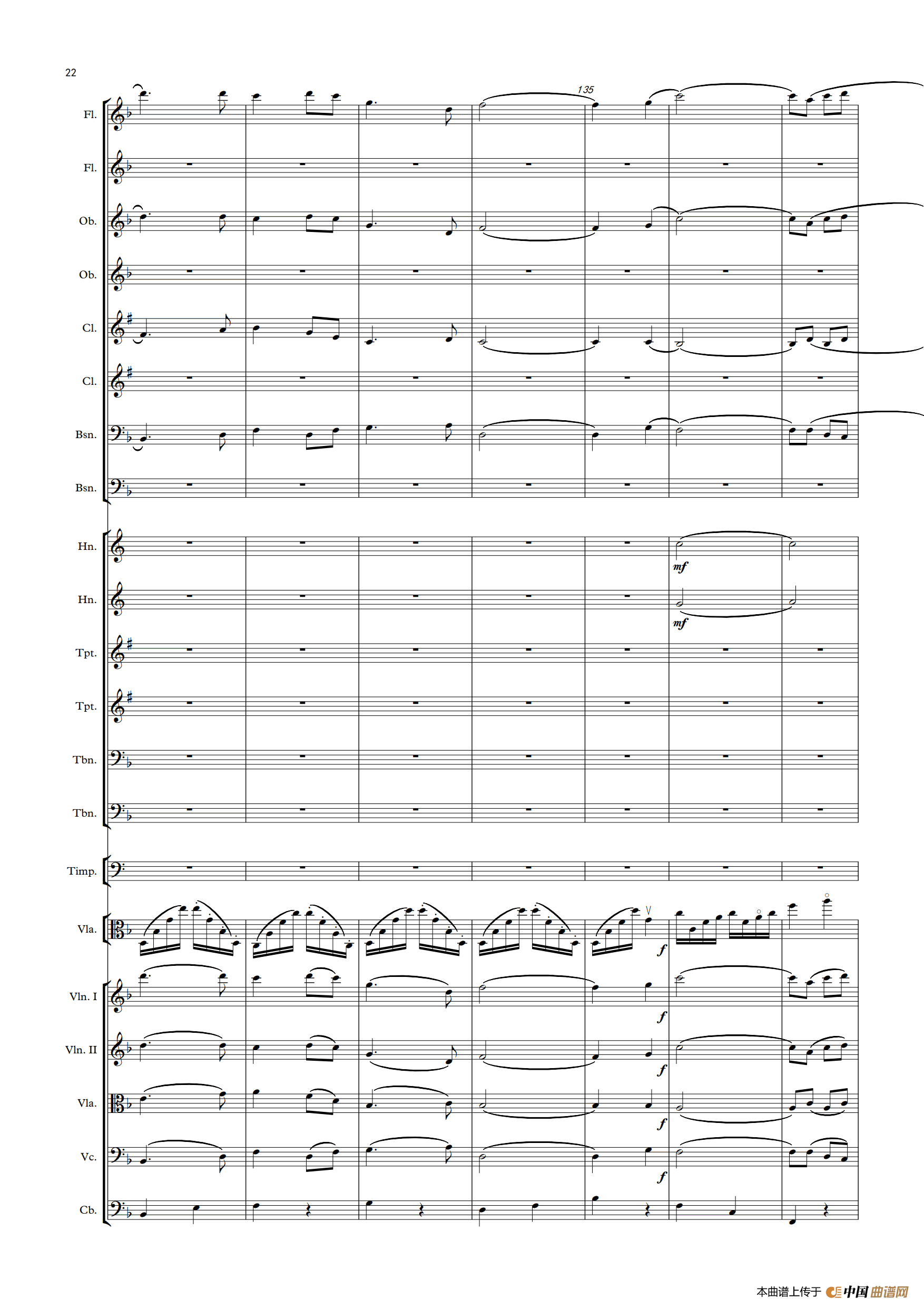 难忘的歌（中提琴与管弦乐队总谱）