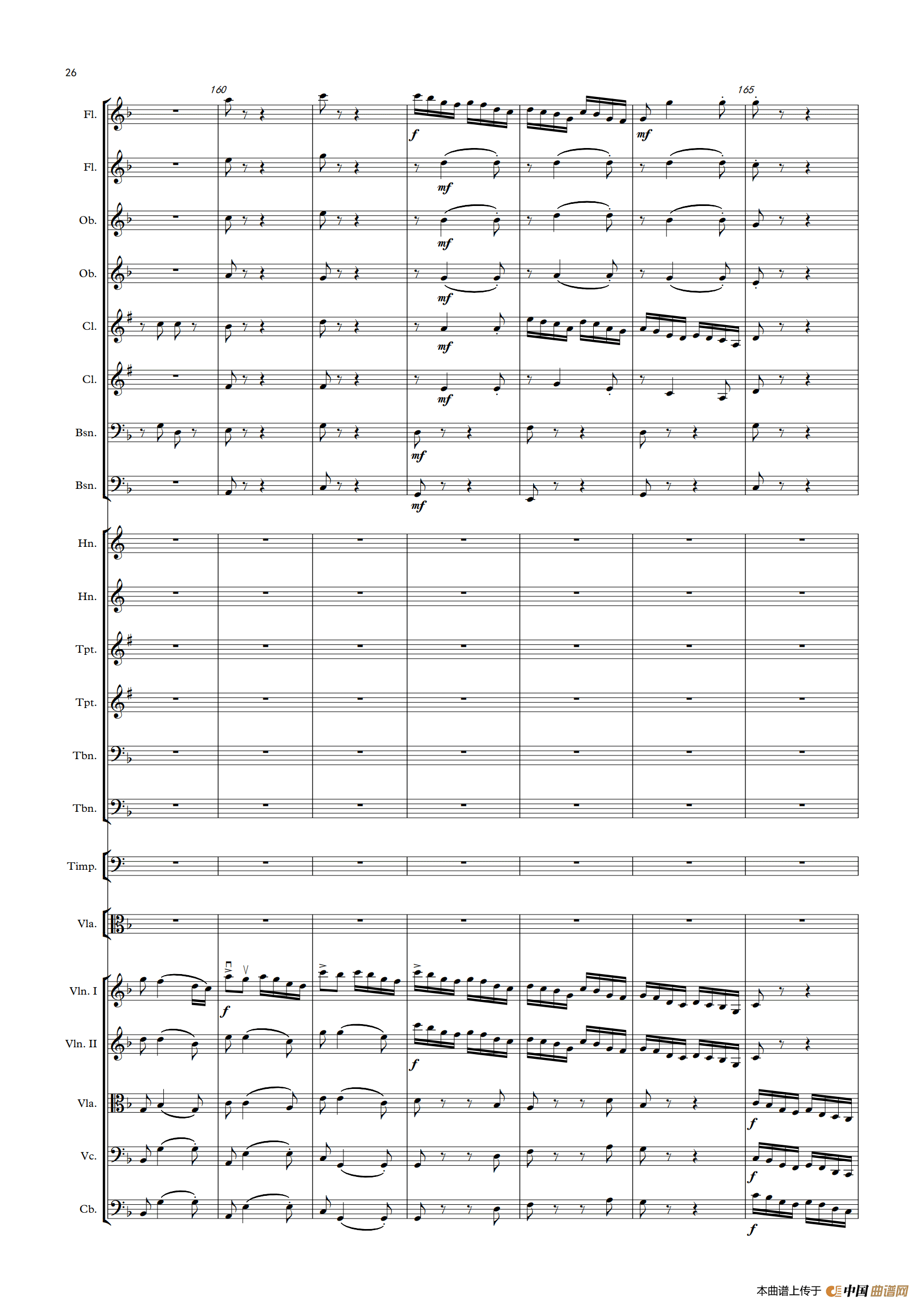 难忘的歌（中提琴与管弦乐队总谱）