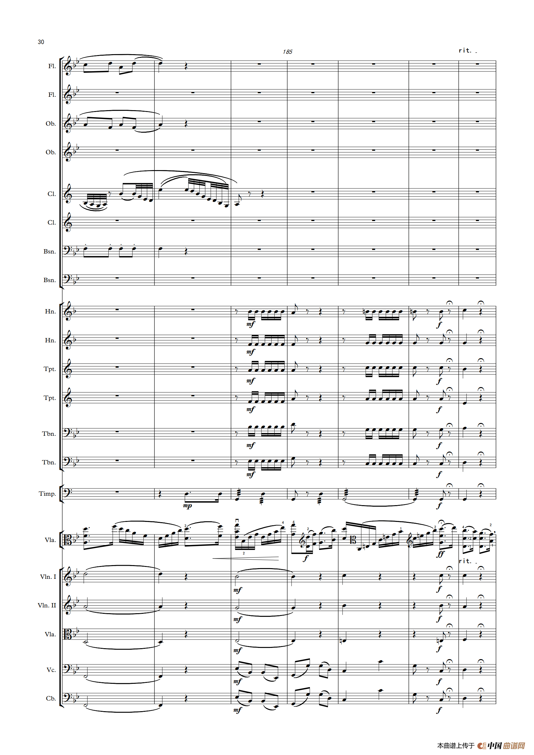 难忘的歌（中提琴与管弦乐队总谱）