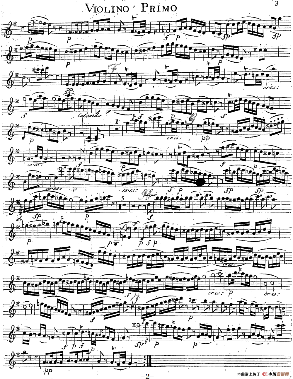 Mozart《Quartet No.14 in G Major,K.387》（Violin 1分谱）