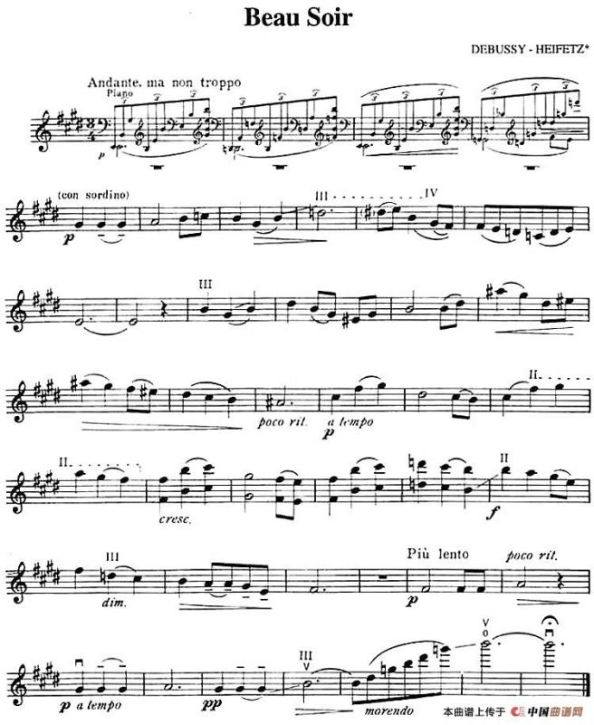 Beau Soir（美丽的夜晚）