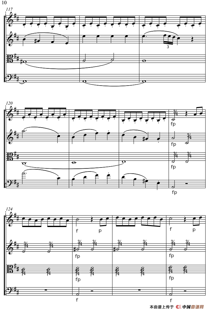 费加罗的婚礼（弦乐四重奏）