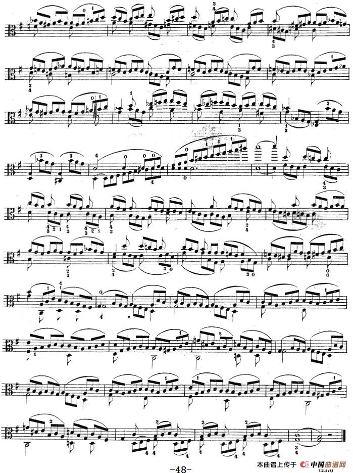 克莱采尔《中提琴练习曲40首》（ETUDE 36-38）