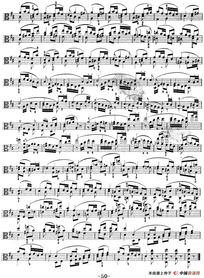 克莱采尔《中提琴练习曲40首》（ETUDE 36-38）