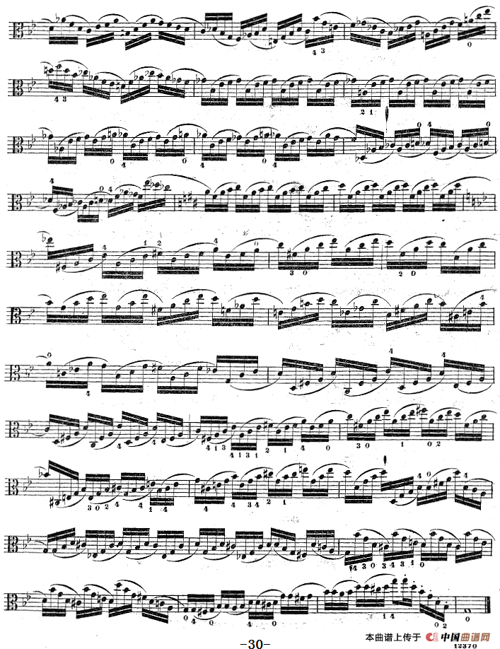 克莱采尔《中提琴练习曲40首》（ETUDE 24-26）