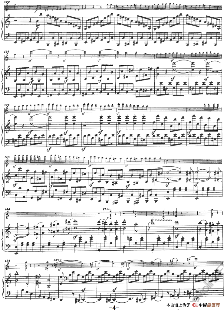 献给好友鲁道尔夫·克鲁采：奏鸣曲（A大调、小提琴+钢琴伴奏）