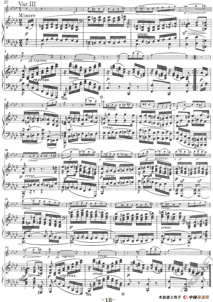 献给好友鲁道尔夫·克鲁采：奏鸣曲（A大调、小提琴+钢琴伴奏）