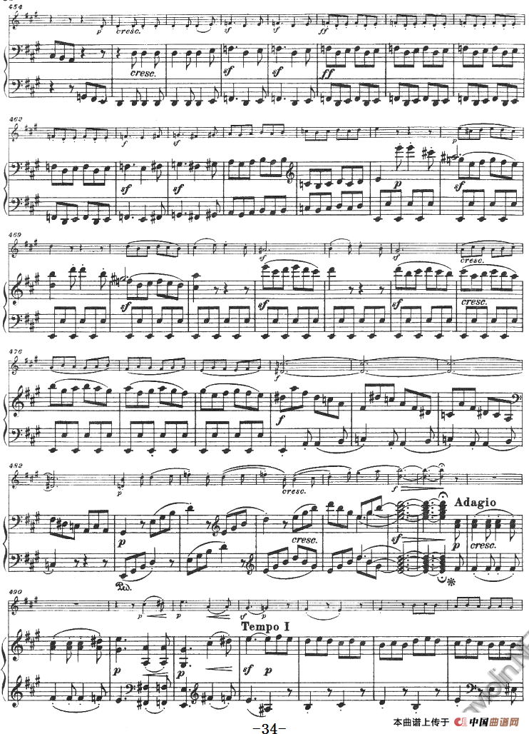 献给好友鲁道尔夫·克鲁采：奏鸣曲（A大调、小提琴+钢琴伴奏）