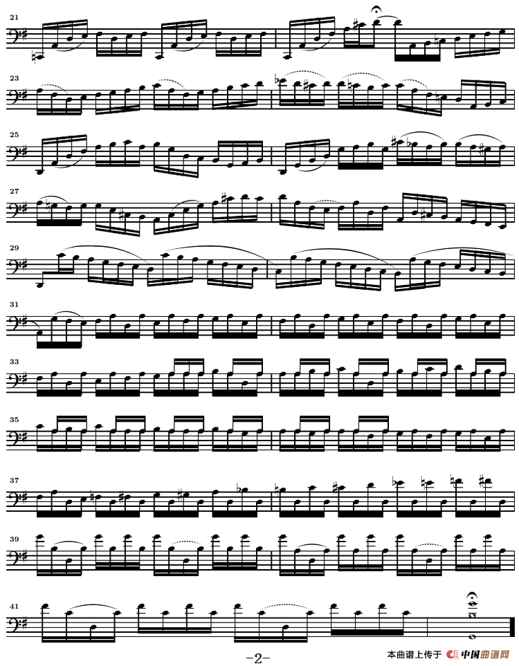 巴赫《大提琴无伴奏六首组曲》：Suite Ⅰ