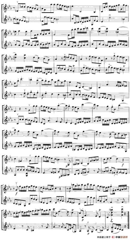 霍曼《小提琴基础教程》选曲：一次考试（二重奏）