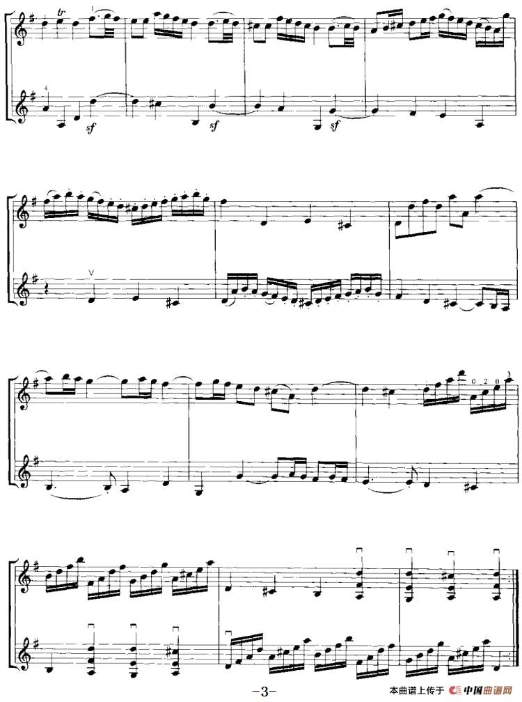 霍曼《小提琴基础教程》选曲：回忆（二重奏）